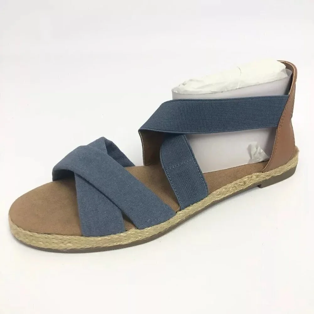 Giani Bernini Womens Colbey Sandals Denim 6.5M